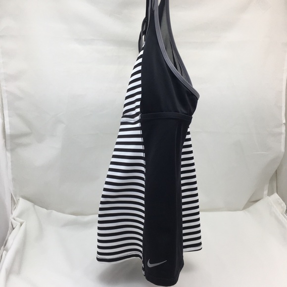 Nike Tankini Racer Back Black White NWT Sz S - Picture 8 of 11